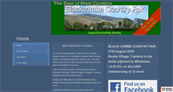 Desktop Screenshot of blackcombecountryfair.co.uk