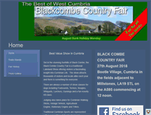 Tablet Screenshot of blackcombecountryfair.co.uk